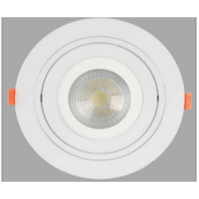 LAMP. EMPOTRABLE BLANCO 1L PAR30 10W MOVIBLE