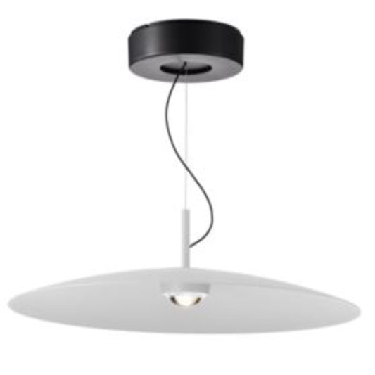 LAMP. COLGANTE NEGRO Y BLANCO 8W 100-240V 3000K