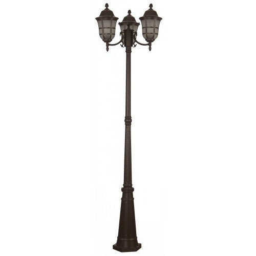 LAMP. EXT. POSTE CHOCOLATE 3L E27 100W