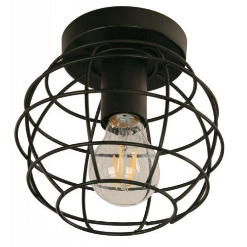 LAMP. TECHO NEGRO 1L E27 40W
