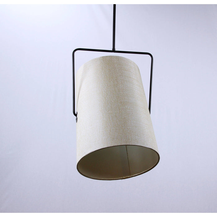 LAMP. COLGANTE BRONCE CEPILLADO 2L E14 40W