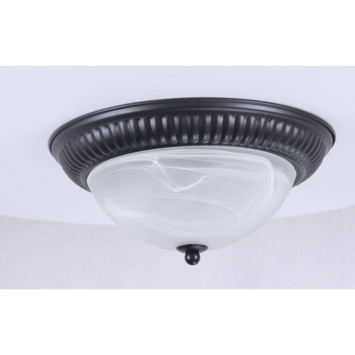 LAMP. TECHO CHOCOLATE 1L E27 60W (2 PIEZAS)
