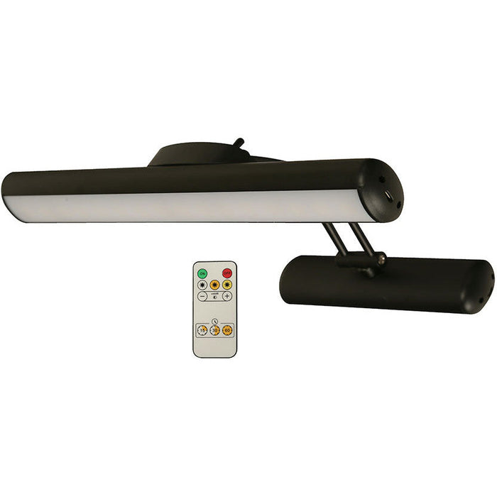 LAMP. LED PARED NEGRO 1L 5W 5V 2700/4000/6000K (TOQUE, MOVIBLE Y CON CONTROL REMOTO)
