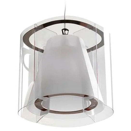 LAMP. COLGANTE HARRIS BLANCO 1L E27 75W