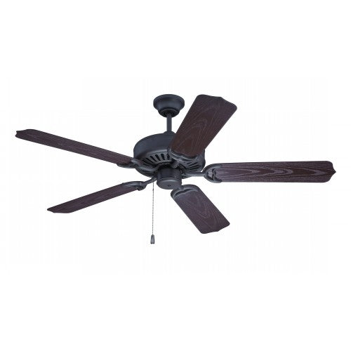 VENTILADOR 52" PORCH FAN - OB STANDARD OUTDOOR ; BROWN BLADES
