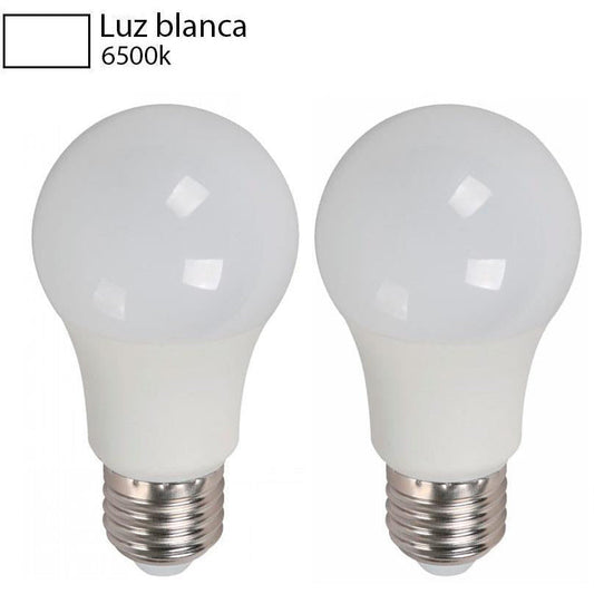 BOMBILLO LED A55 E27 5W 85-265V 6500K 2 PIEZAS