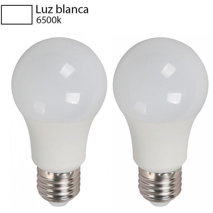 BOMBILLO LED A55 E27 5W 85-265V 6500K 2 PIEZAS