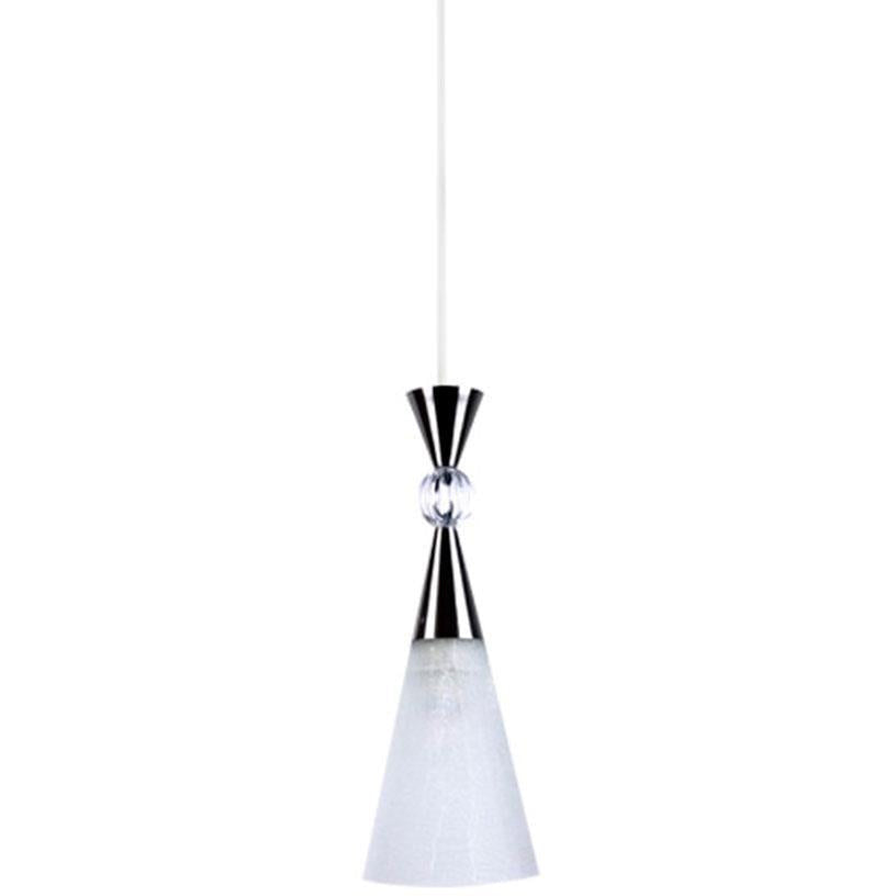 LAMP. COLGANTE NÍQUEL SATINADO 1L E27 60W
