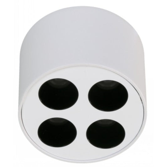 LAMP. LED DE TECHO BLANCO Y NEGRO 9W 100-240V 4000K