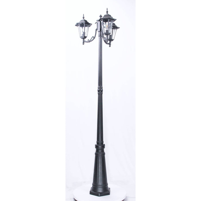 LAMP. EXT. POSTE ORO ANTIGUO 3L E27 100W