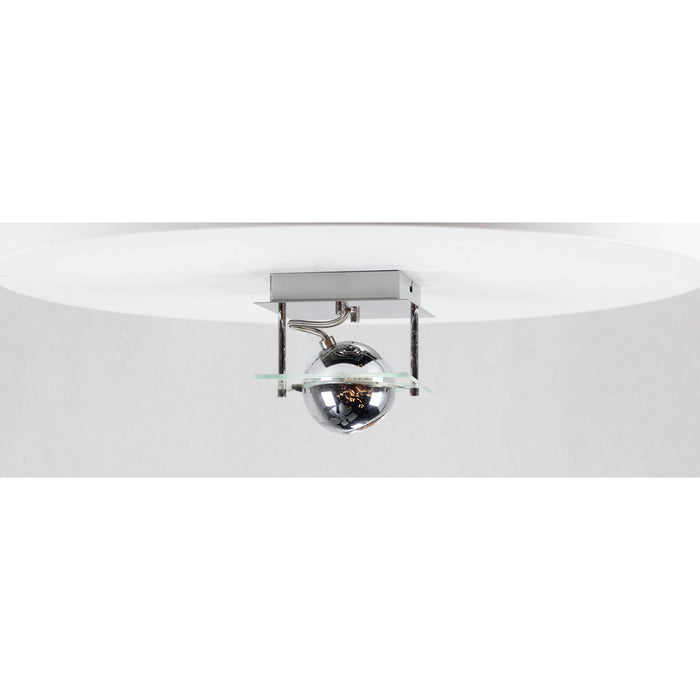LAMP. TECHO REFLECTORA CROMO 1L GU10 50W