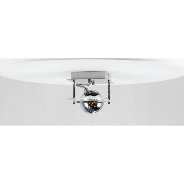 LAMP. TECHO REFLECTORA CROMO 1L GU10 50W