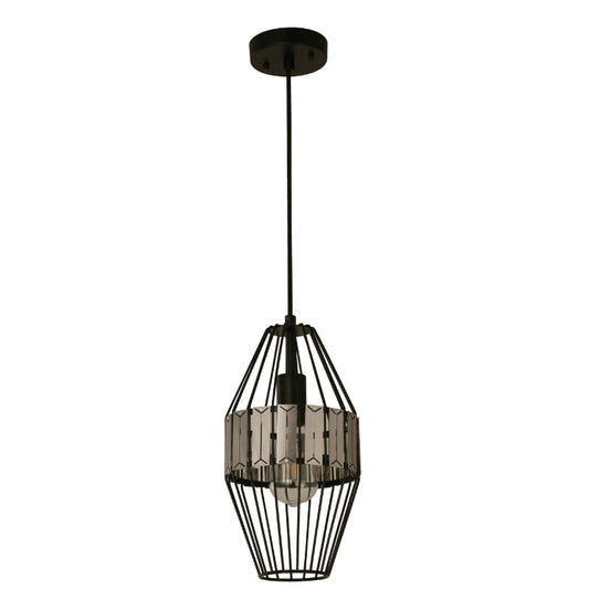Lámpara Colgante Negro 1L E27 40W