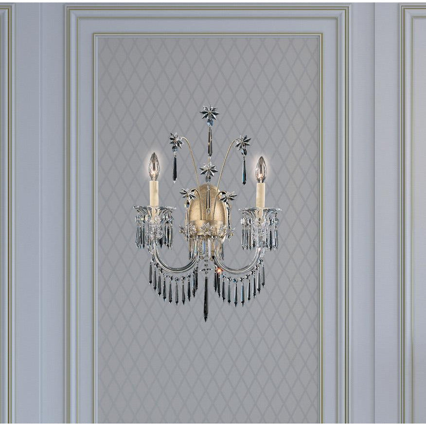 LAMP. PARED KIROV PLATEADO ANTIGUO 2L E12 60W