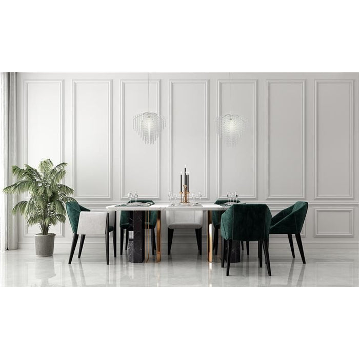LAMP. COLGANTE NÍQUEL SATINADO 1L E27 40W