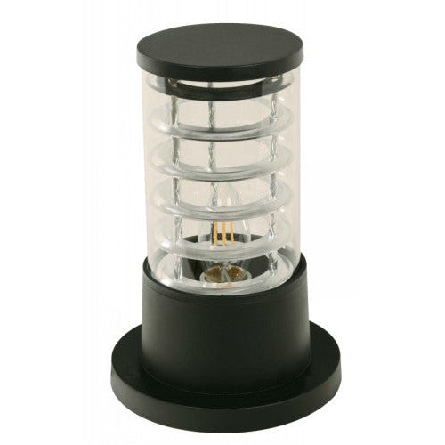 LAMP. EXT. POSTE NEGRO 1L E27 10W