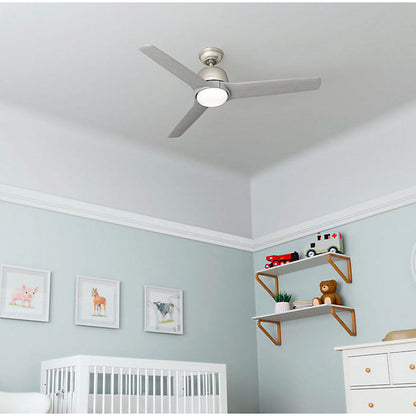VENTILADOR LED TECHO NORDEN NIQUEL DC 54" 18W 120V