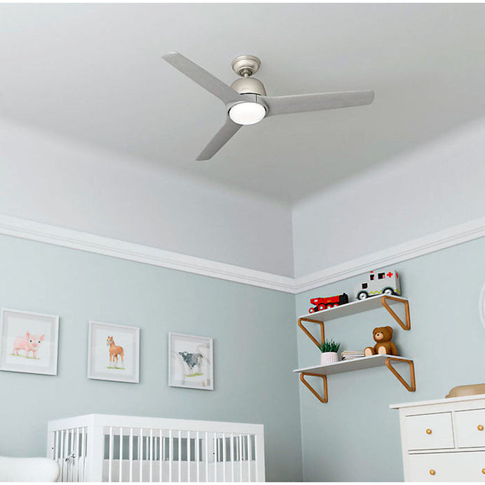 VENTILADOR LED TECHO NORDEN NIQUEL DC 54" 18W 120V