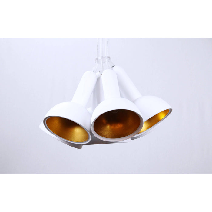 Lámpara Colgante Blanco 7L E27 60W