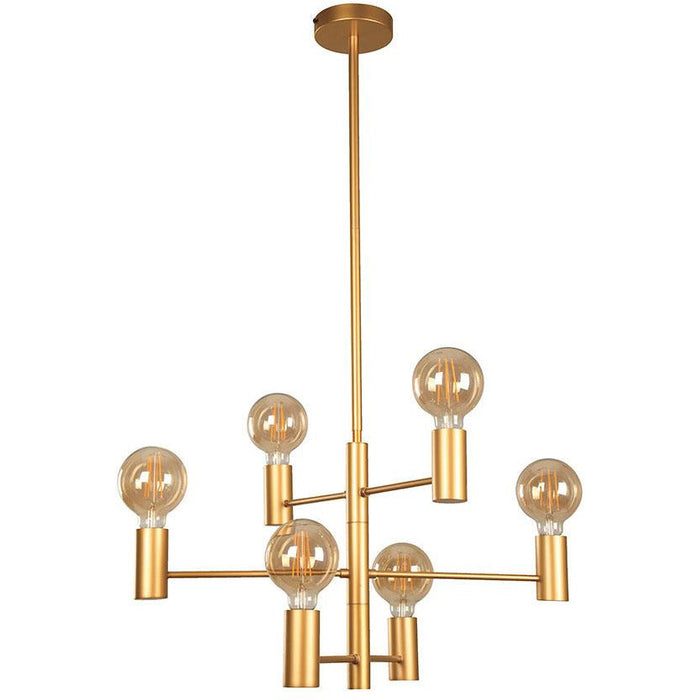 LAMP. TECHO DORADO 6L E27 40W