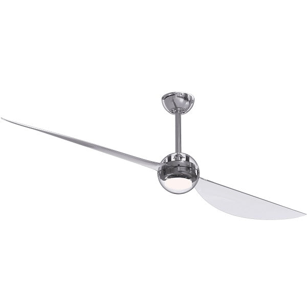 VENTILADOR DE TECHO LED CRAFTMADE WISP 70" 2 ASPAS EN CROMO PULIDO