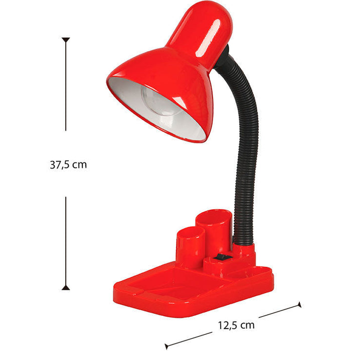 LAMP. MESA ROJO 1L E27 40W