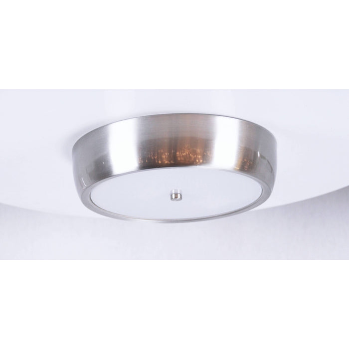 LAMP. TECHO NIQUEL SATINADO 1L E27 60W