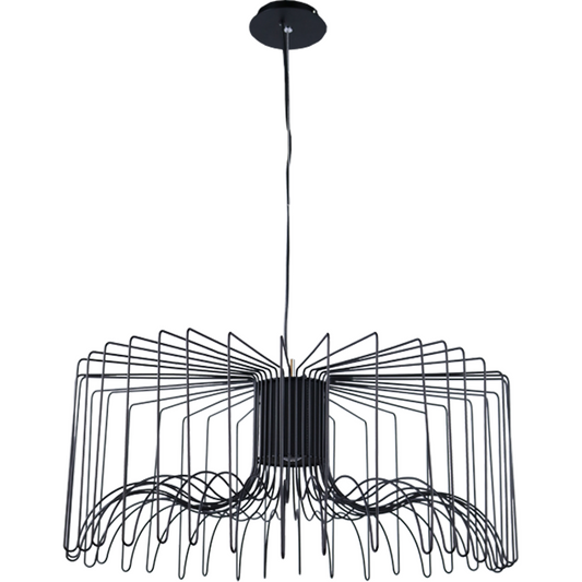 LAMP. COLGANTE NEGRO 1L E27 40W