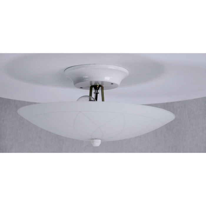 LAMP. TECHO BLANCO 2L E27 60W