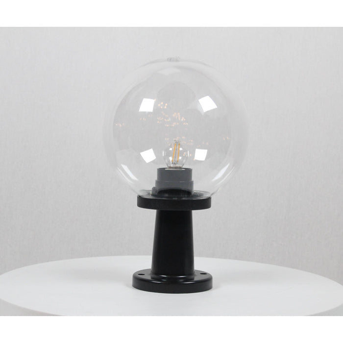 LAMP. EXT. MURO NEGRO 1L E27 25W