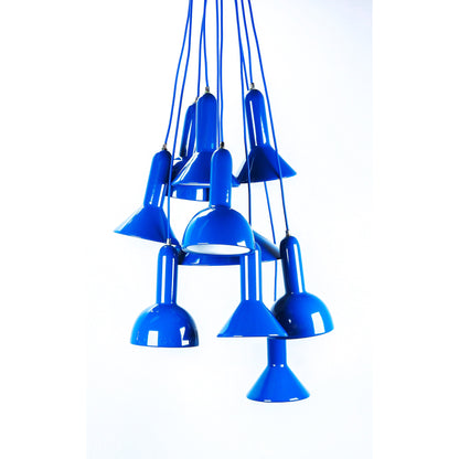 Lámpara Techo Azul 10L E27 40W