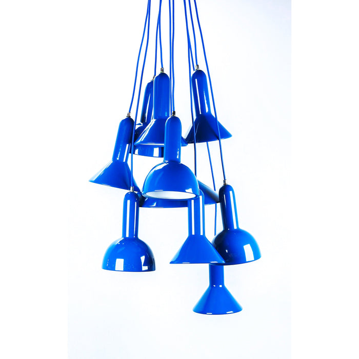 Lámpara Techo Azul 10L E27 40W