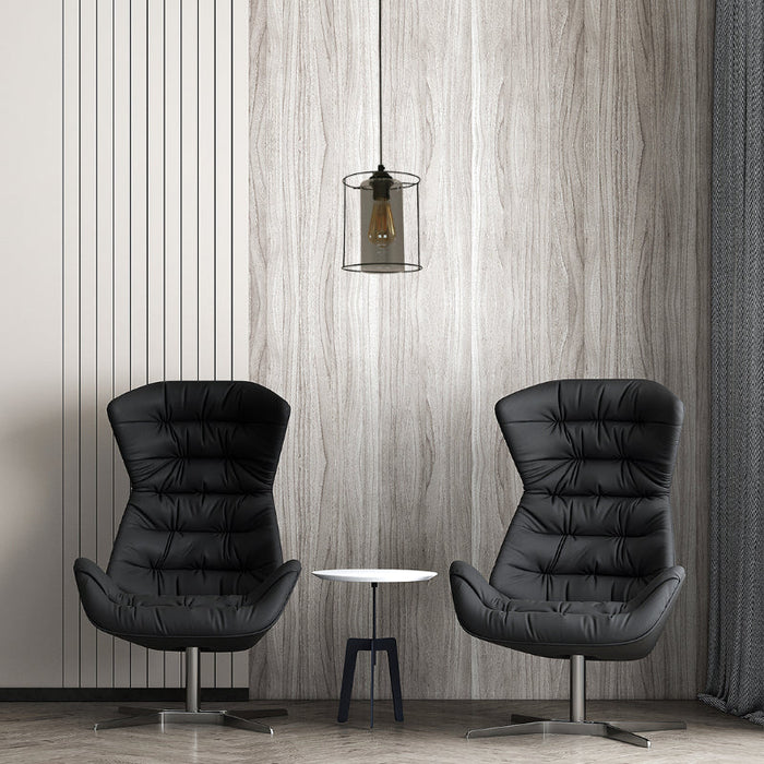 LAMP. COLGANTE NEGRO 1L E27 40W