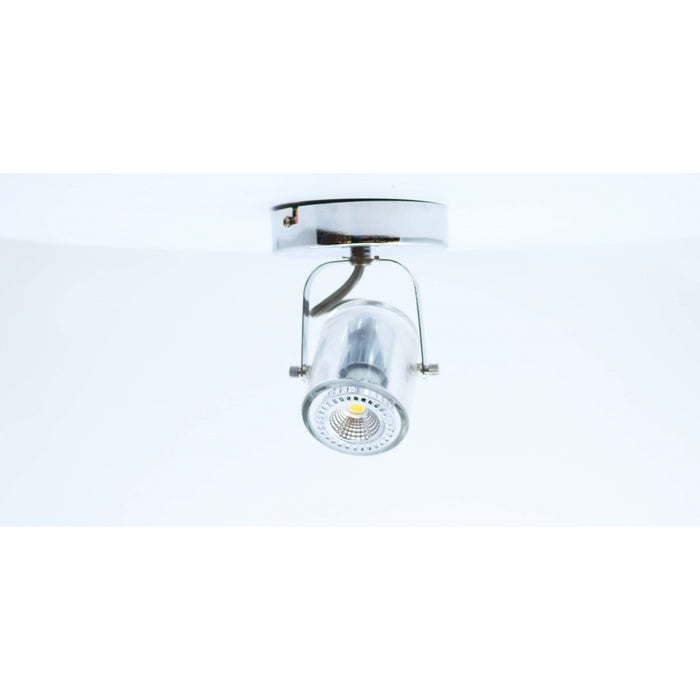 LAMP. TECHO REFLECTORA CROMO 1L GZ10 50W