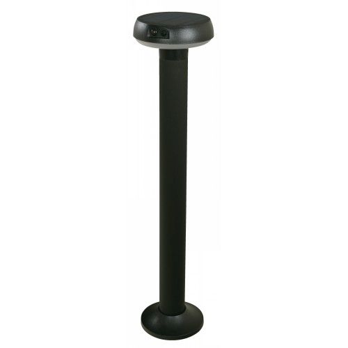 LÁMPARA LED EXT. SOLAR DE POSTE NEGRO 3W 3.7V 3000K CON SENSOR