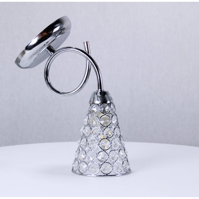 LAMP. PARED CROMO 1L E14 40W
