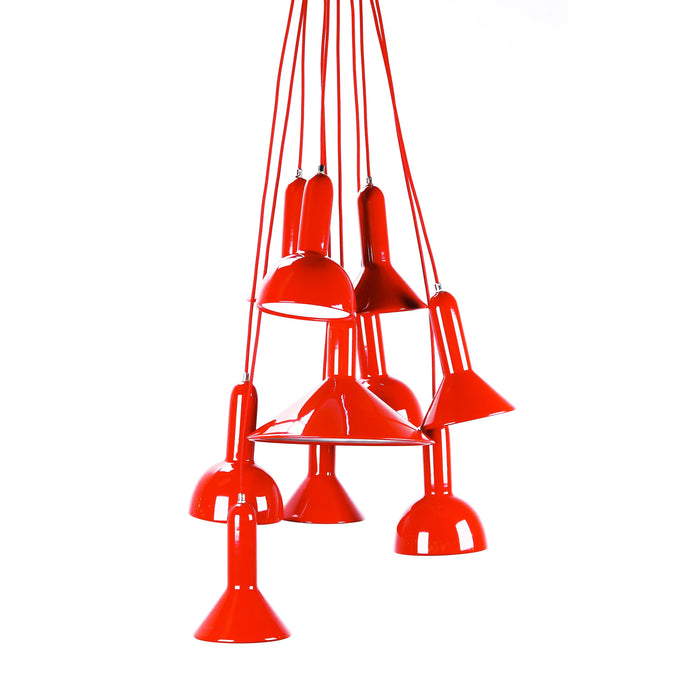 Lámpara Techo Rojo 10L E27 40W