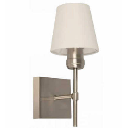 LAMP. PARED NIQUEL SATINADO 1L E27 40W