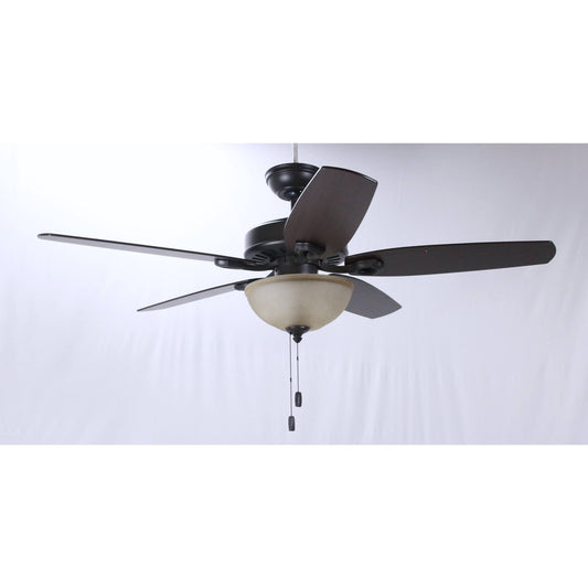 VENTILADOR DE TECHO BUILDER DELUXE BRONCE 52" 2L E27 9W