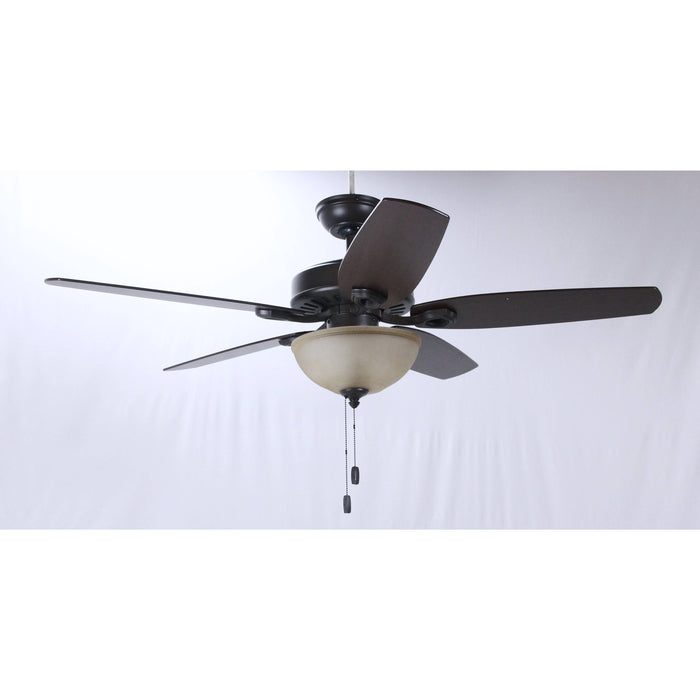 VENTILADOR DE TECHO BUILDER DELUXE BRONCE 52" 2L E27 9W