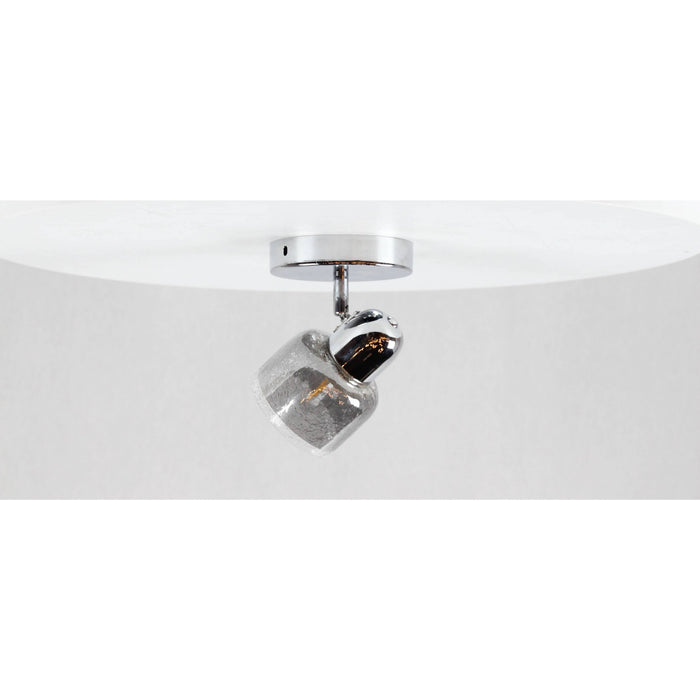 LAMP. TECHO REFLECTORA CROMO 1L E27 40W