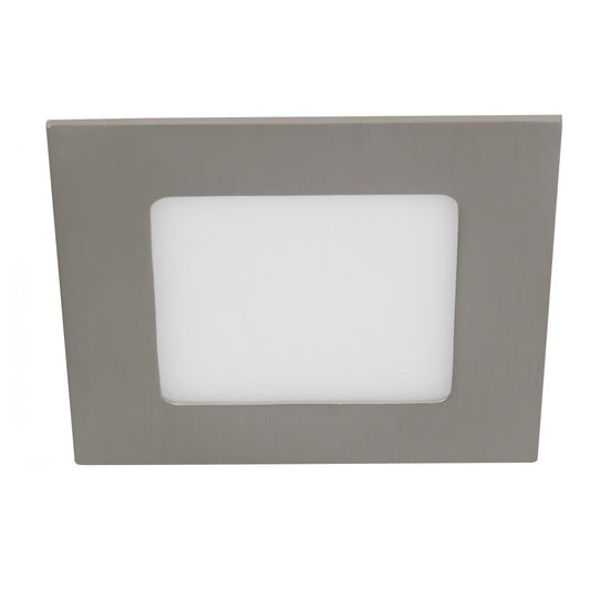 LAMP. LED TECHO NÍQUEL SATINADO 1L 6W 100-240V 4000K