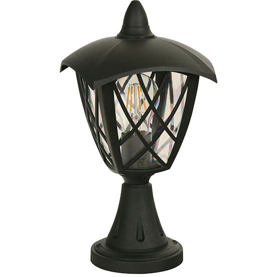 LAMP. EXT. POSTE NEGRO 1L E27 10W
