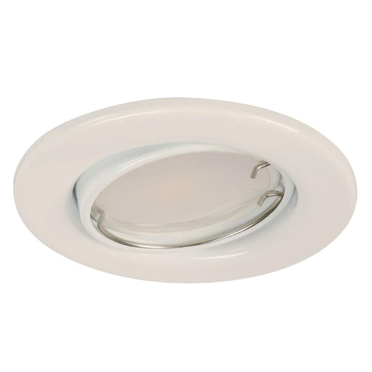 LAMP. LED TECHO BLANCO GU10 1L 5W 120V 3000K I/B ATENUABLE