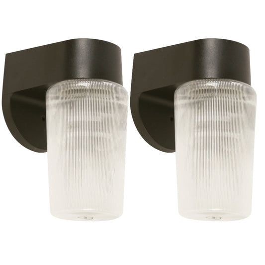 LAMP. EXT. PARED NEGRO 1L E27 25W (2 PIEZAS)