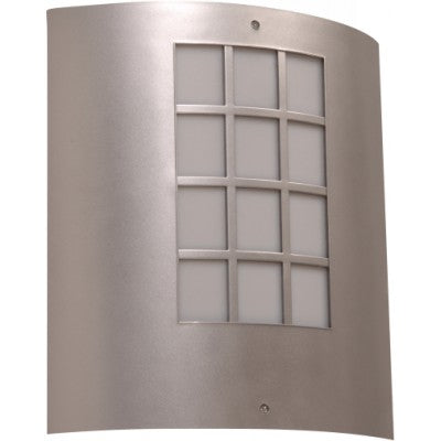 LAMP. EXT. PARED PLATEADO 1L E27 60W