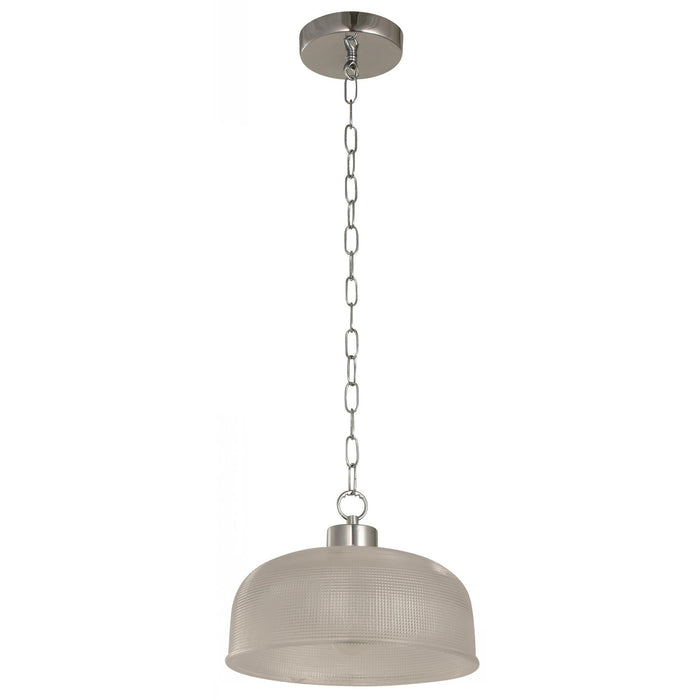 LAMP. COLGANTE CROMO 1L E27 40W