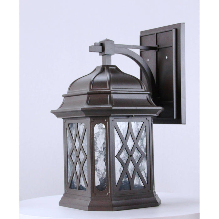 LAMP. EXT. PARED CHOCOLATE 1L E27 60W