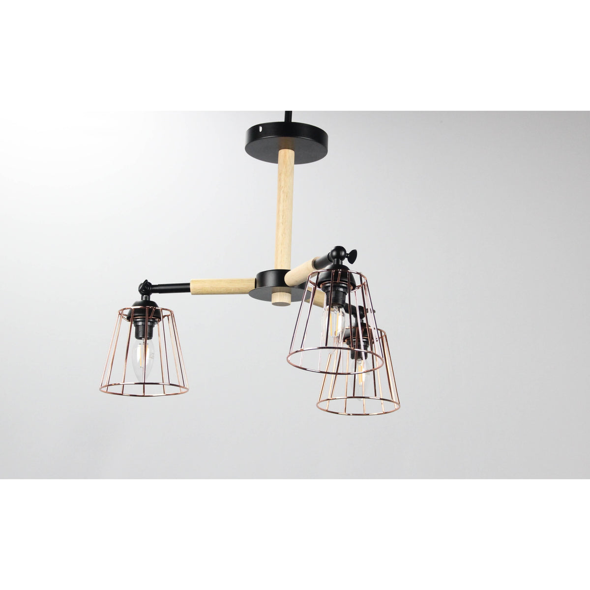 LAMP. TECHO NEGRO 3L E14 40W