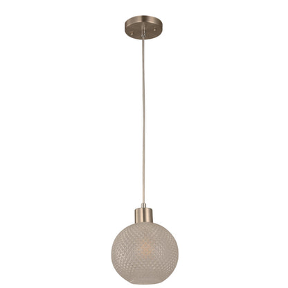 LAMP. COLGANTE TRANSPARENTE 1L E27 40W